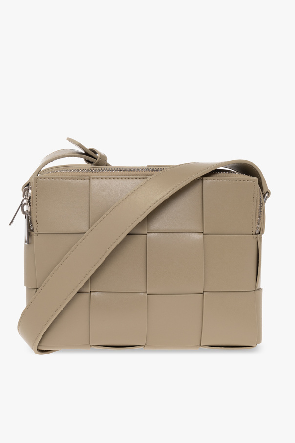 IetpShops GB - Beige 'Cassette Small' shoulder bag Bottega Veneta